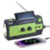 VEVOR Emergency Weather Radio, 4000mAh Battery, FM/AM/WB/NOAA Alert Solar Hand Crank Emergency Radio, with USB Charging Cable