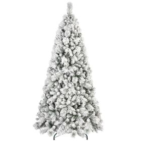6ft PVC/Hard Needle Mixed  Flocked Tree Environmentally Friendly Fireproof Artificial Christmas Tree