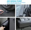 18-piece car emergency kit with window wedge, air wedge bag pump, long distance grabber