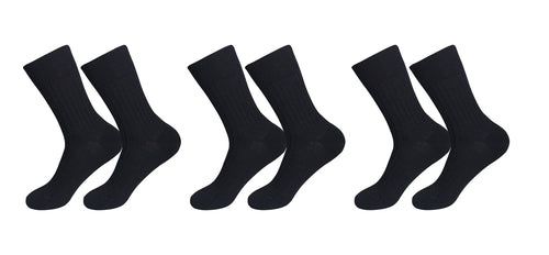 tittimittiÂ® 75% Extra-Fine Merino Wool & 25% Silk Men's Socks. 3 (Color: Black, size: 9.5-13)