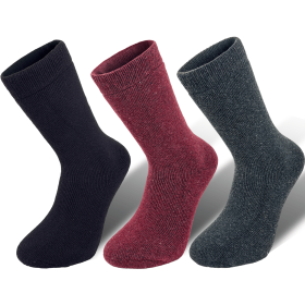 3 Pairs Women Thermal Lambswool Socks (Shoe Size: 5-7, Style: Style 5)